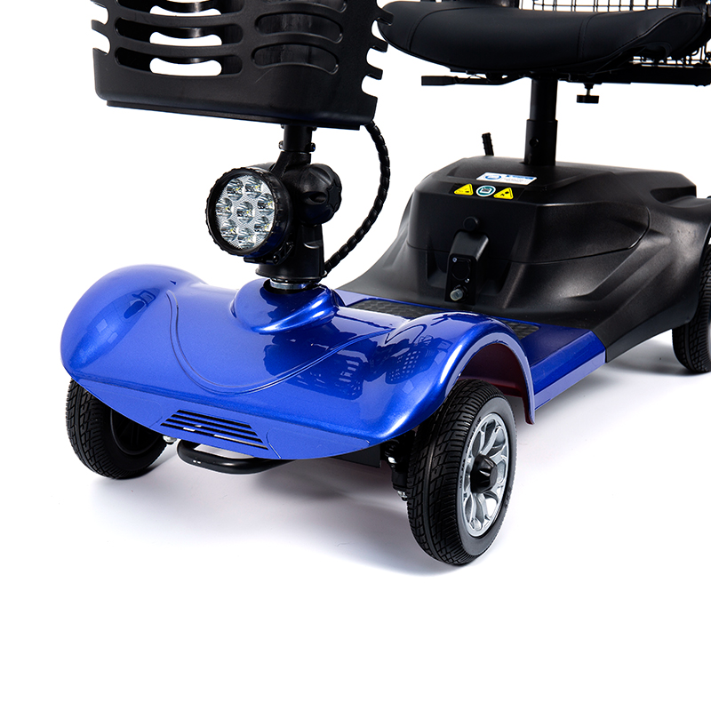 YL-08S nagy teherbírású négykerekű, összecsukható mobil robogó 12°-os mászási kapacitással