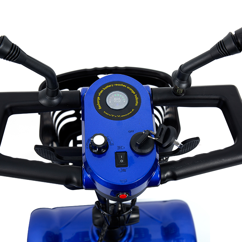 YL-08S nagy teherbírású négykerekű, összecsukható mobil robogó 12°-os mászási kapacitással