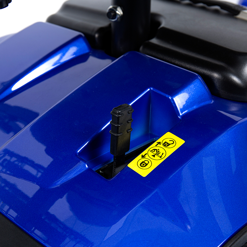 YL-09B összecsukható 4 kerekű könnyű mobil robogó kosárral