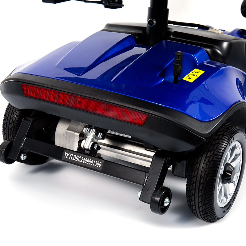 YL-09B összecsukható 4 kerekű könnyű mobil robogó kosárral