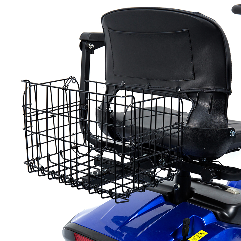 YL-09B összecsukható 4 kerekű könnyű mobil robogó kosárral