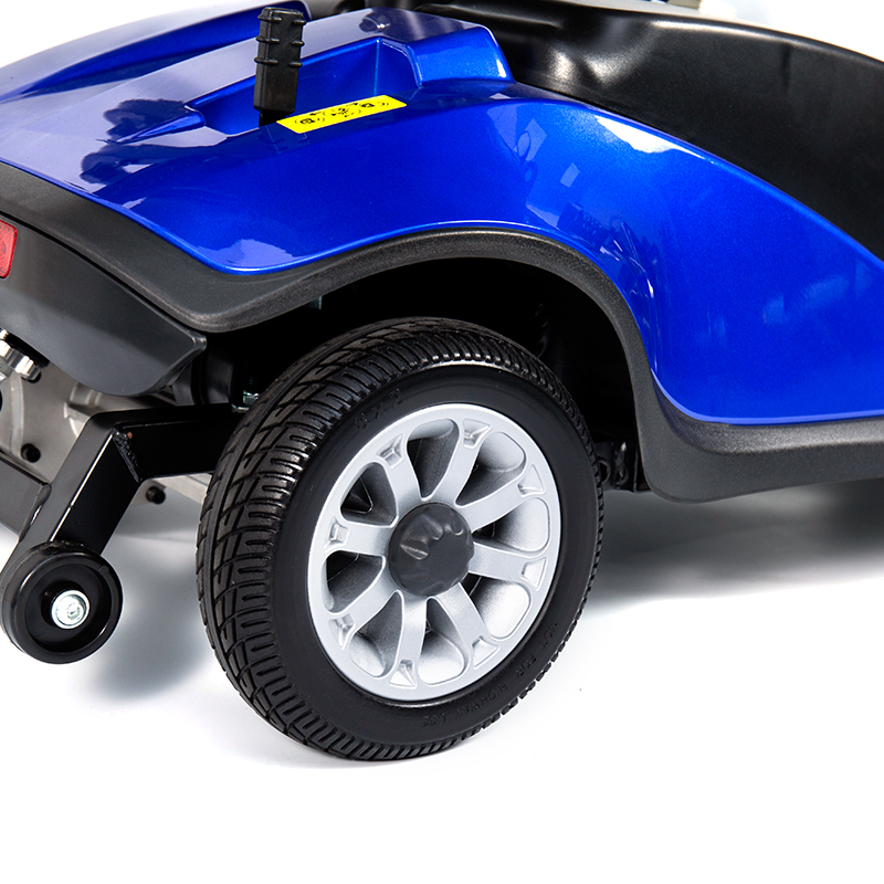 YL-09B összecsukható 4 kerekű könnyű mobil robogó kosárral