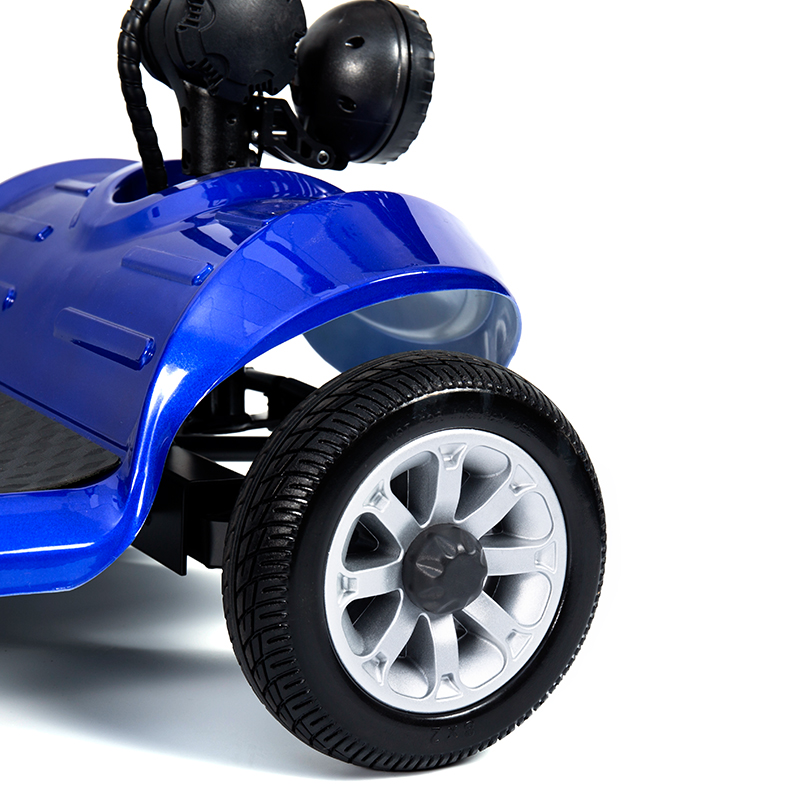 YL-09B összecsukható 4 kerekű könnyű mobil robogó kosárral