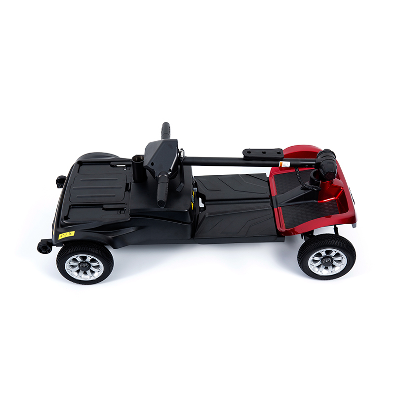 YL-02 könnyű 4 kerekű mobil robogó időseknek, 360°-ban elforgatható üléssel