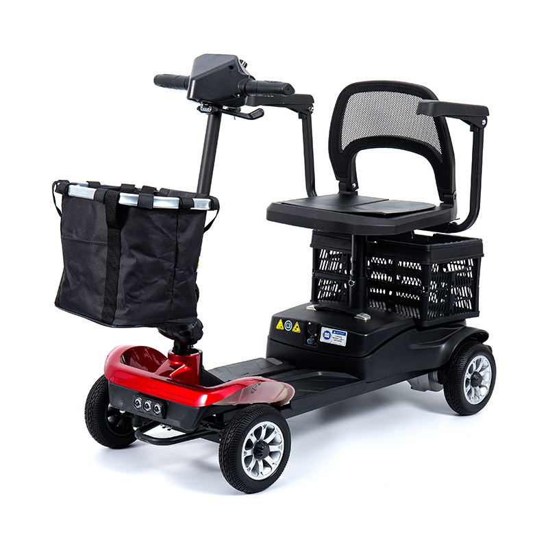 YL-02 könnyű 4 kerekű mobil robogó időseknek, 360°-ban elforgatható üléssel