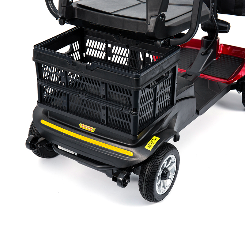 YL-02 könnyű 4 kerekű mobil robogó időseknek, 360°-ban elforgatható üléssel