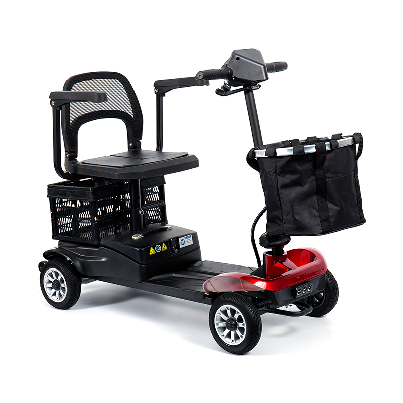 YL-02 könnyű 4 kerekű mobil robogó időseknek, 360°-ban elforgatható üléssel