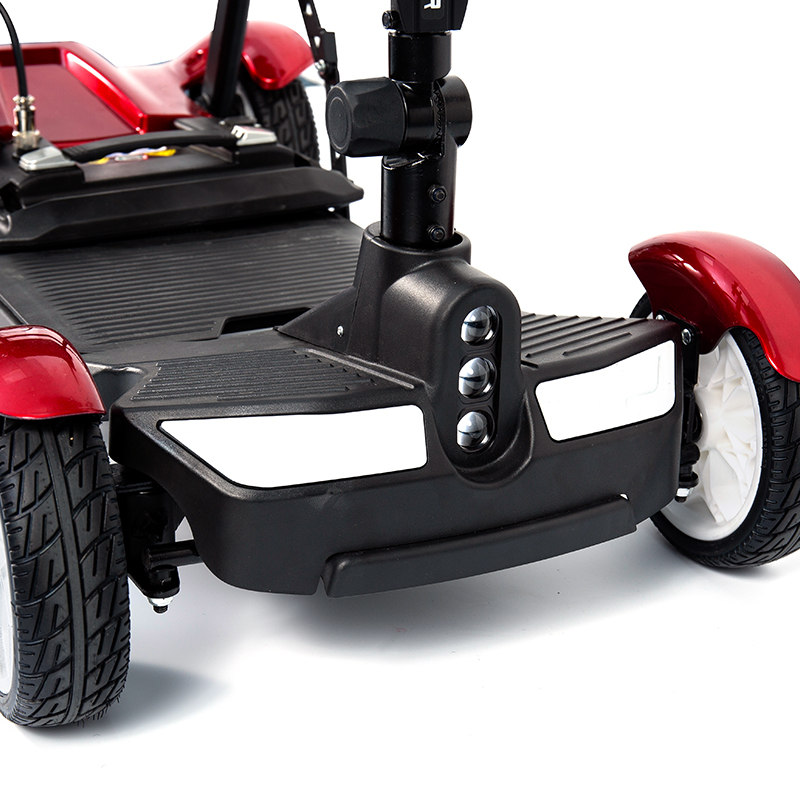 YL-211 4 kerekű Tourist elektromos robogó időseknek LED-es fényszóróval, kosárral