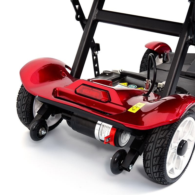 YL-211 4 kerekű Tourist elektromos robogó időseknek LED-es fényszóróval, kosárral